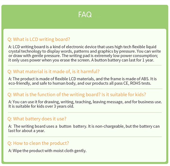 E-writer 12 Inch Writing Board