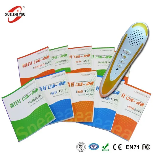 Virkni MP3 Recording Ferðalestur Lestur Penna fyrir fullorðna Hágæða Viðskipti Audio Pen