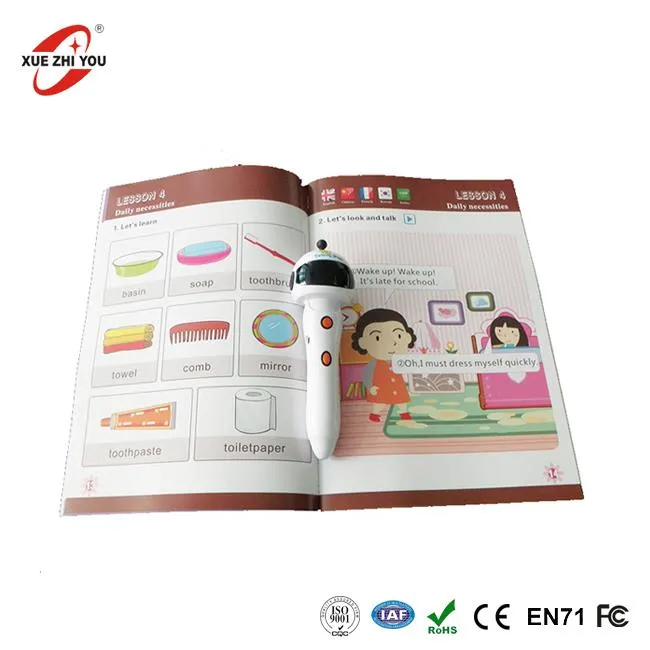 Snertu Lesa Pen Þýðing Kynningarefni fyrir krakki