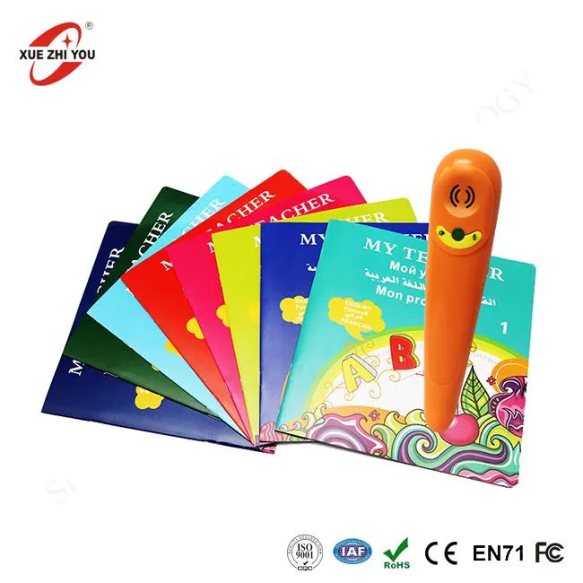 Börn Toy Lesa Pen Learning Audio Books