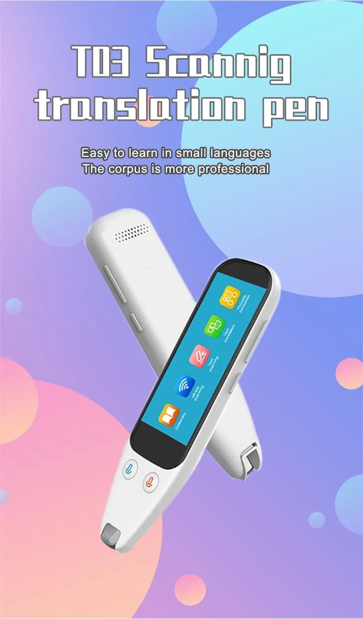 Tæki OCR Stafrænn lestrarpenni Stuðningur við fjöltyngda þýðingu